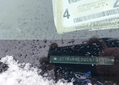 2016 Toyota Corolla S Plus from USA, damaged, VIN 2T1BURHE3GC679795